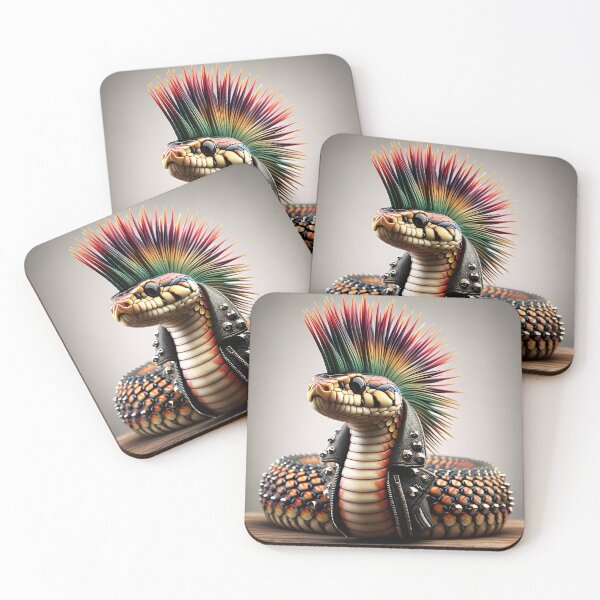 Item preview, Punk Snake Portrait designed and sold by flarble.