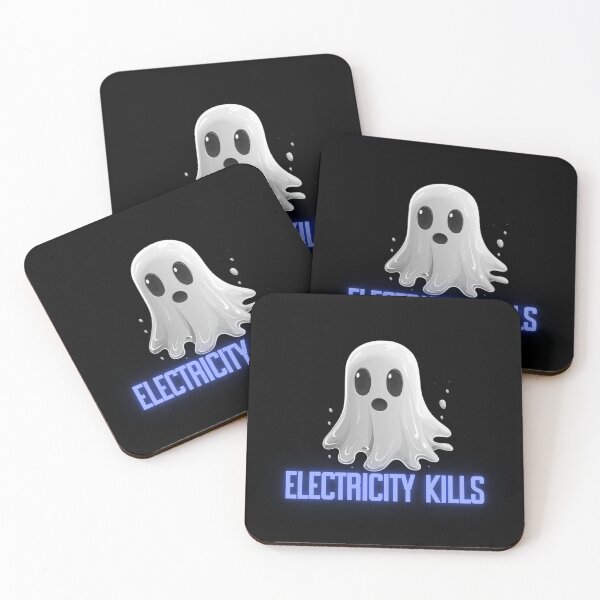 Item preview, Electricity kills classic sticker designed and sold by S-ZYBI.