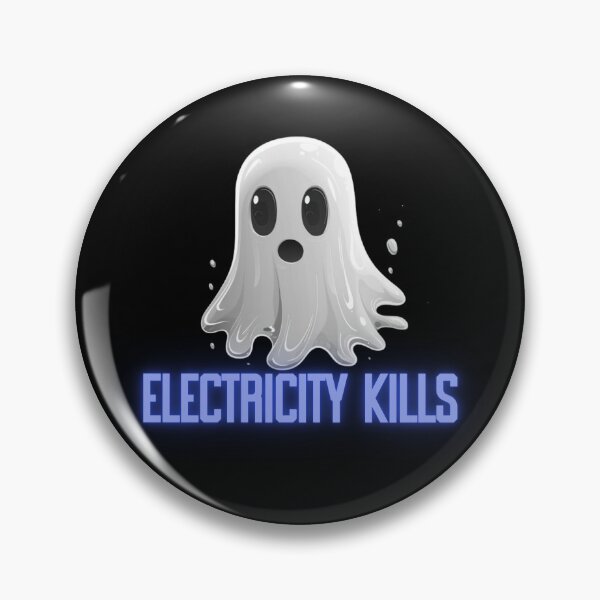 Item preview, Electricity kills classic sticker designed and sold by S-ZYBI.