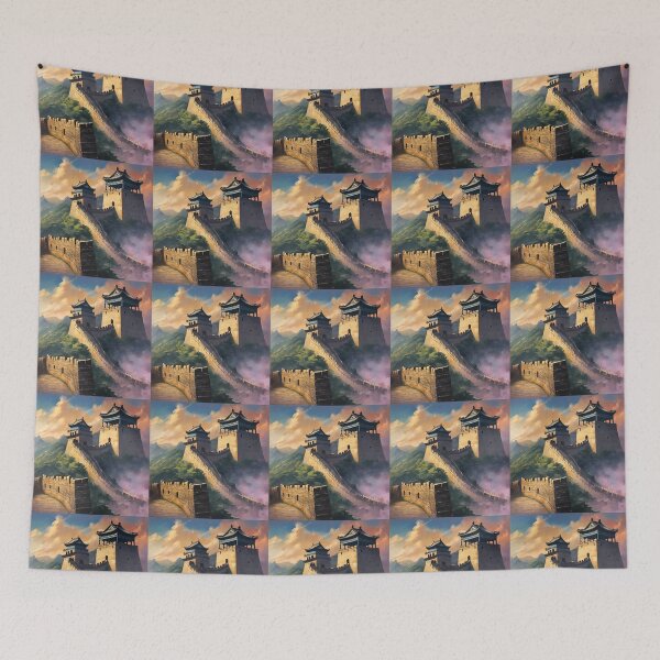 Item preview, Beautiful Asian landscape China Big wall mystic designed and sold by Coolparrotgirl.