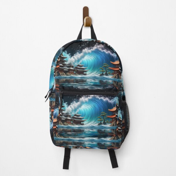 Item preview, Beautiful Asian landscape tsunami designed and sold by Coolparrotgirl.