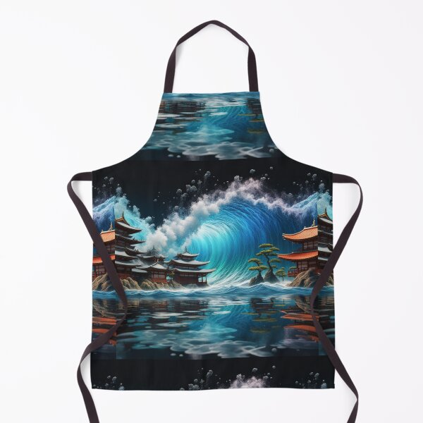 Item preview, Beautiful Asian landscape tsunami designed and sold by Coolparrotgirl.