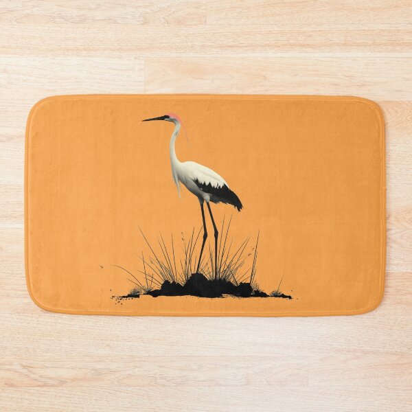Item preview, Red-Crowned Crane Art designed and sold by Obsidian Ink by Wilshire.