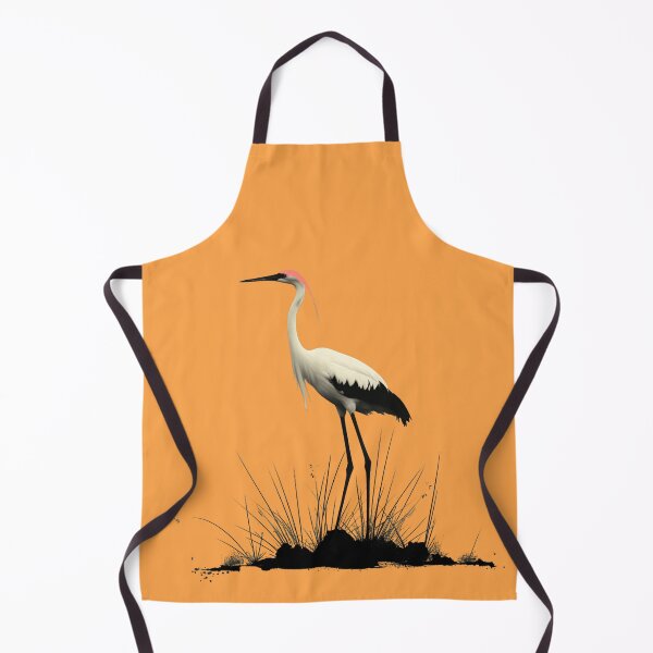 Item preview, Red-Crowned Crane Art designed and sold by Obsidian Ink by Wilshire.
