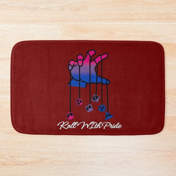Item preview, Bisexual DND Rainbow Pride Flag, Bi "Roll With Pride" Design, Dungeon Master designed and sold by Travelslightly.