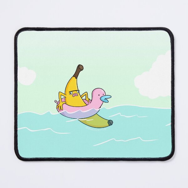 Item preview, Banana stuck in a swim ring designed and sold by Drawingvild.