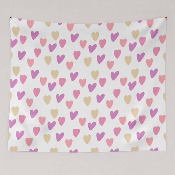 Item preview, Hearts in Pastel Pink designed and sold by MaxFy0517.