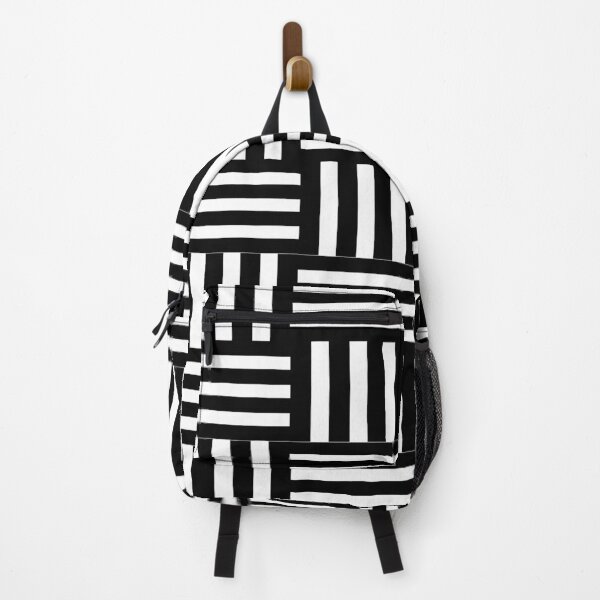Item preview, Retro black and white geometric pattern designed and sold by itsinnav.