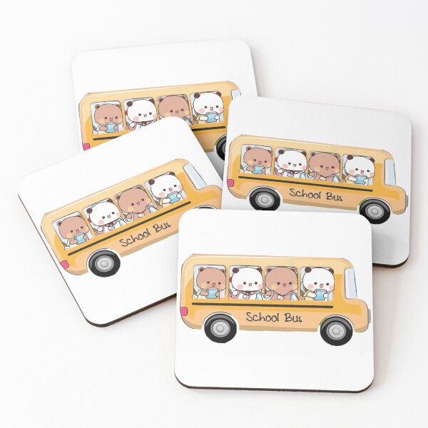 Item preview, Bubu Dudu Panda Bear Love Back To School Bus 2024 designed and sold by OceanLiveArts.