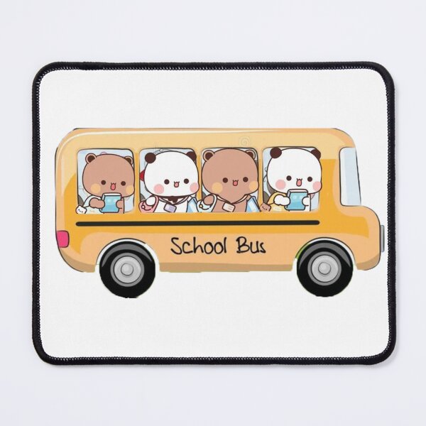 Item preview, Bubu Dudu Panda Bear Love Back To School Bus 2024 designed and sold by OceanLiveArts.