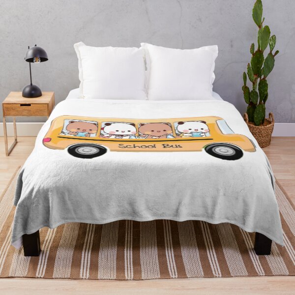 Item preview, Bubu Dudu Panda Bear Love Back To School Bus 2024 designed and sold by OceanLiveArts.