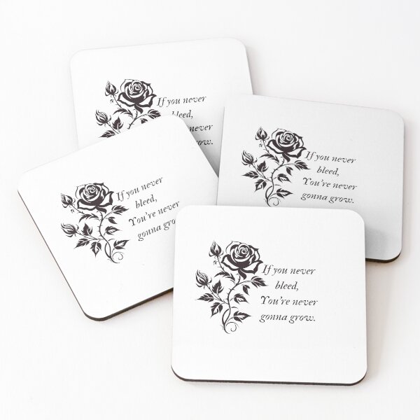 Item preview, If you never bleed, You're never gonna grow  designed and sold by KLWBDesigns.