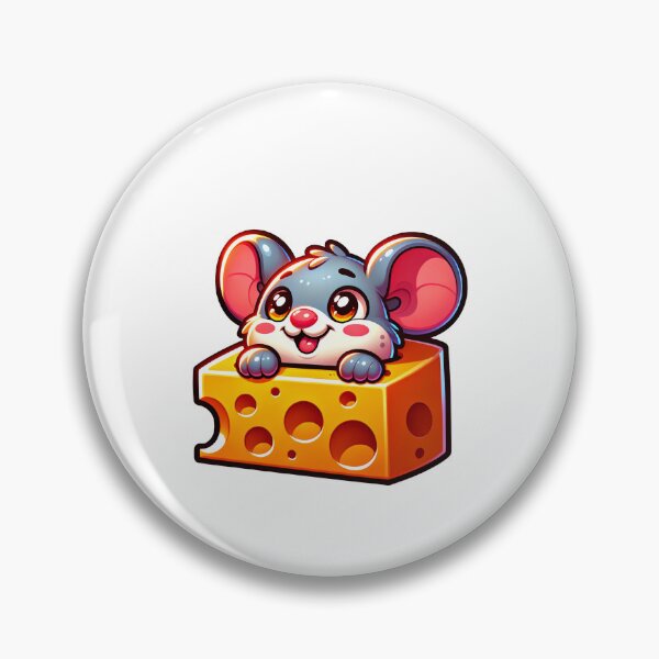 Item preview, Mouse And Cheese Wedge designed and sold by RadoSta.