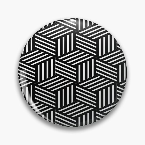 Item preview,  Retro black and white geometric pattern  designed and sold by itsinnav.