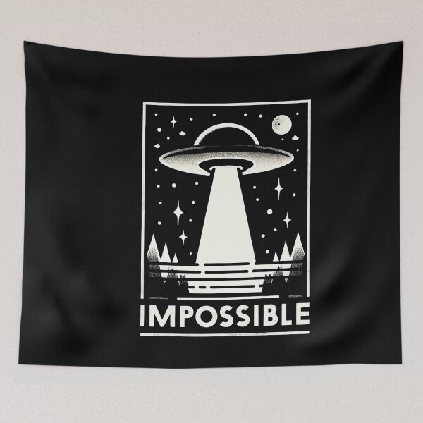 Item preview, UFO: It's Impossible! designed and sold by krishutd.