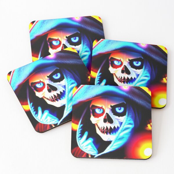 Item preview, SKULL WITH EYES BLUE designed and sold by maik2426.