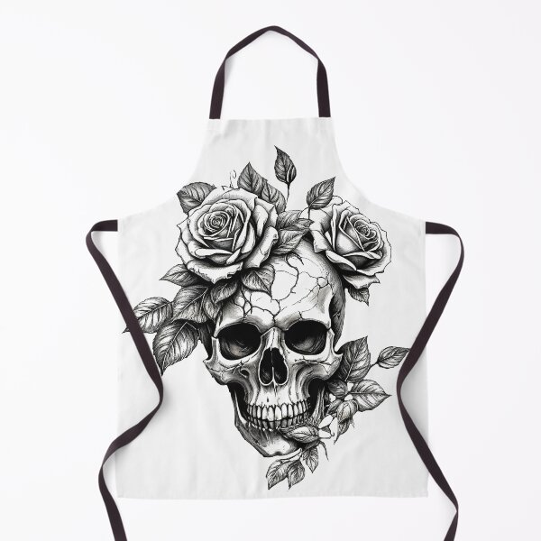 Item preview, Skull and roses designed and sold by Petersnook.