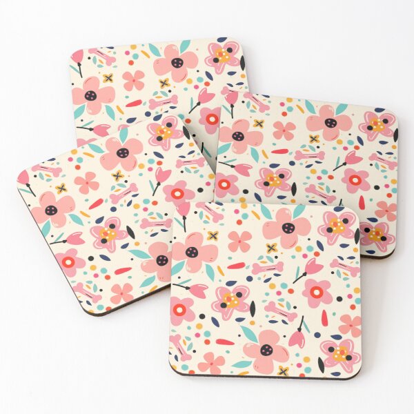 Item preview, Pink Bubblegum/Floral Land AOP  designed and sold by Leah Jockel.