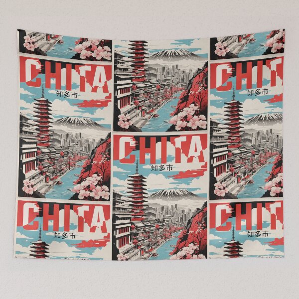 Item preview, Chita Japan Vintage Travel Tourism  designed and sold by TravelersGems.