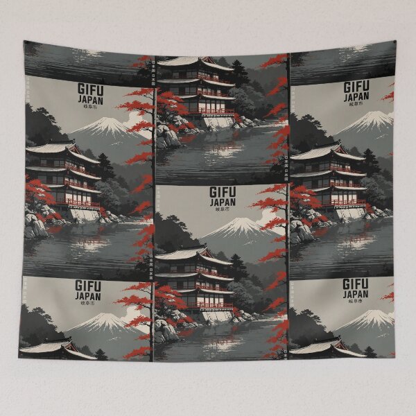 Item preview, Gifu Japan Vintage Travel Tourism  designed and sold by TravelersGems.