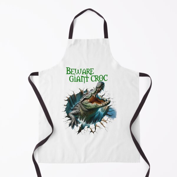 Item preview, Beware giant crocodile climbing out of a hole designed and sold by LoneAngel.