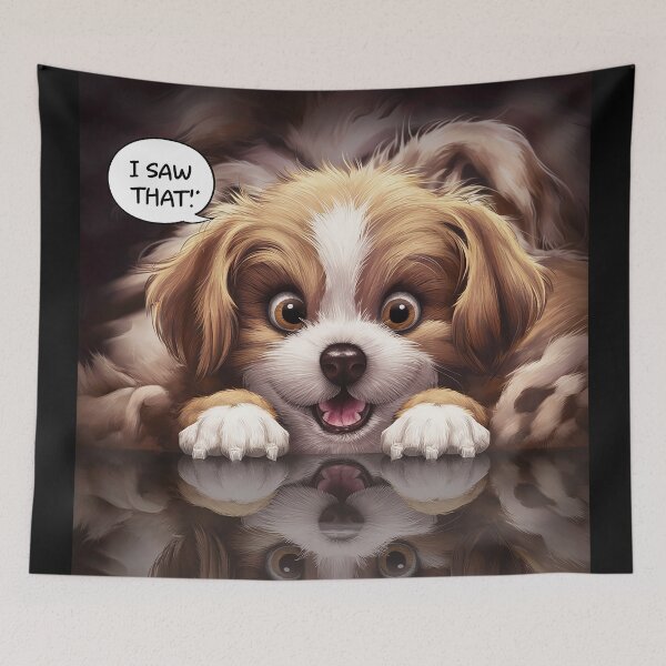 Item preview, The puppy: "I saw that" designed and sold by The Digital Compass.