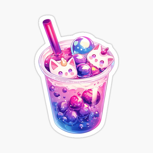 Item preview, Mochi Cats Galaxy Bubble Tea  designed and sold by FigmaCreations.