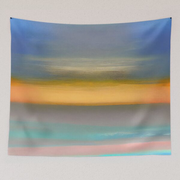 Item preview, Landscape painting, Summer sunset designed and sold by Diinaadesigns.