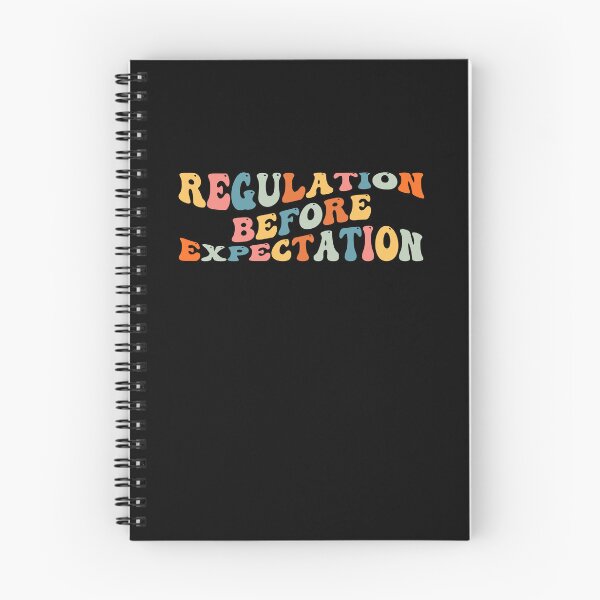 Item preview, Regulation Before Expectation Neurodiversity Affirming,Groovy Design designed and sold by belladesign7.