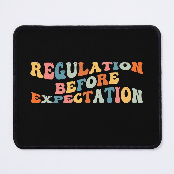 Item preview, Regulation Before Expectation Neurodiversity Affirming,Groovy Design designed and sold by belladesign7.