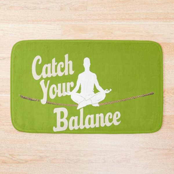 Item preview, Tightrope meditation with text ' Catch your Balance' designed and sold by Tomasz  Siennicki.