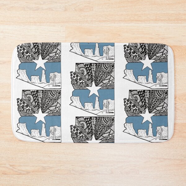 Item preview, Arizona Desert Zen Pattern Blue designed and sold by Bell & Gary .