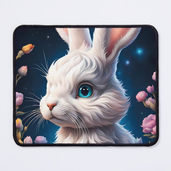 Item preview, Bunny and Night Sky, Ai Generated Art designed and sold by ACC .