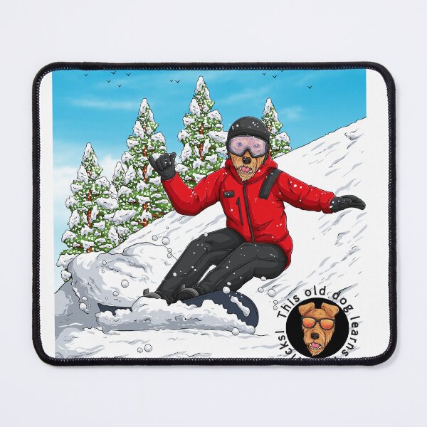 Item preview, This old dog learns to snowboard designed and sold by US3Ink.