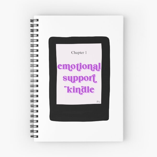 Item preview, emotional support kindle  designed and sold by gumballols.