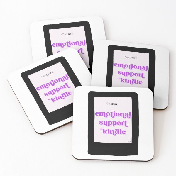 Item preview, emotional support kindle  designed and sold by gumballols.