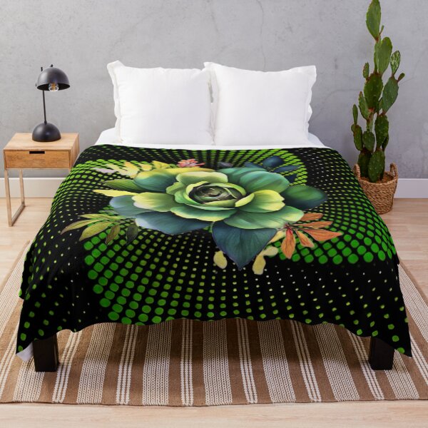 Item preview, Green flower design designed and sold by clarazen.