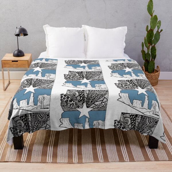Item preview, Arizona Desert Zen Pattern Blue designed and sold by Bell & Gary .