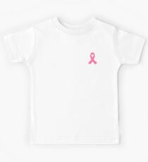 Breast Cancer Awareness Ribbon Pink Kids Tee
