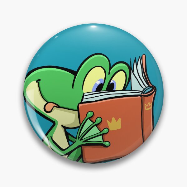 Item preview, frog reads fairy tales from a book designed and sold by duxpavlic.