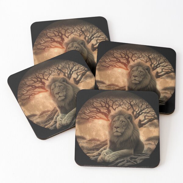 Item preview, LION HUNT MOON LIGHT  designed and sold by johnnyssandart.