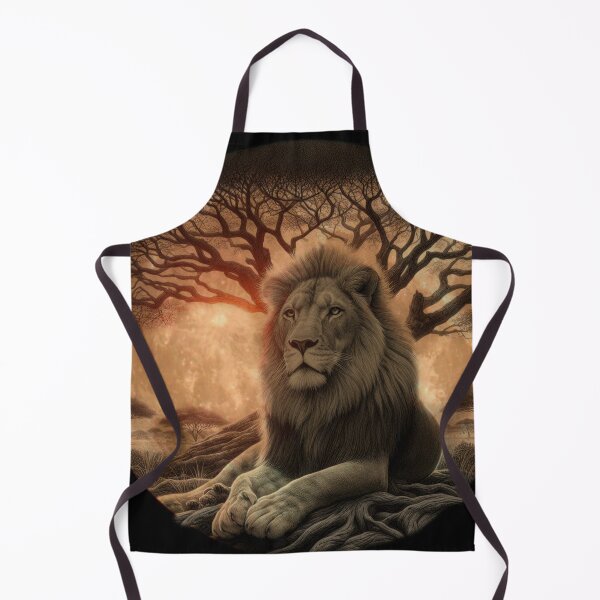 Item preview, LION HUNT MOON LIGHT designed and sold by johnnyssandart.