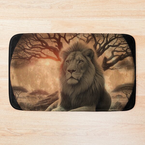 Item preview, LION HUNT MOON LIGHT  designed and sold by johnnyssandart.