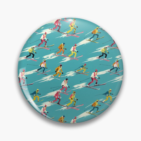 Aperçu de l'œuvre modèle de ski créée et vendue par CosmicSlothCups.