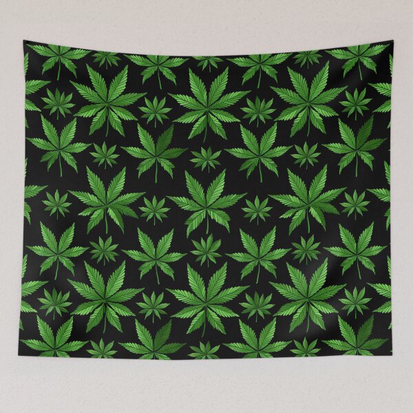 Item preview, Cannabis Hemp Leaves Decor designed and sold by Magnuna.