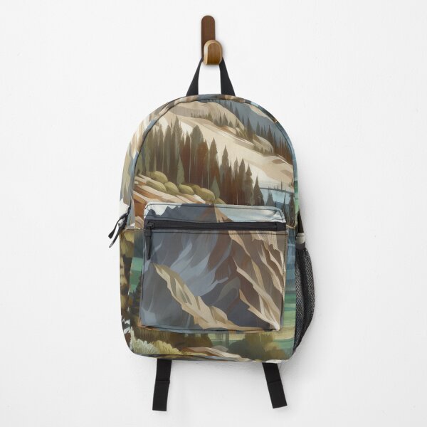 Item preview, Tranquil Peaks Serenity Amidst the Alpine Lake Panorama designed and sold by ArtComixHaven.