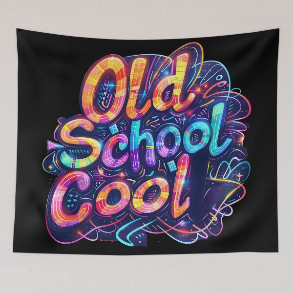 Item preview, Psychedelic Nostalgia: Old School Cool designed and sold by AI-Only Creations.