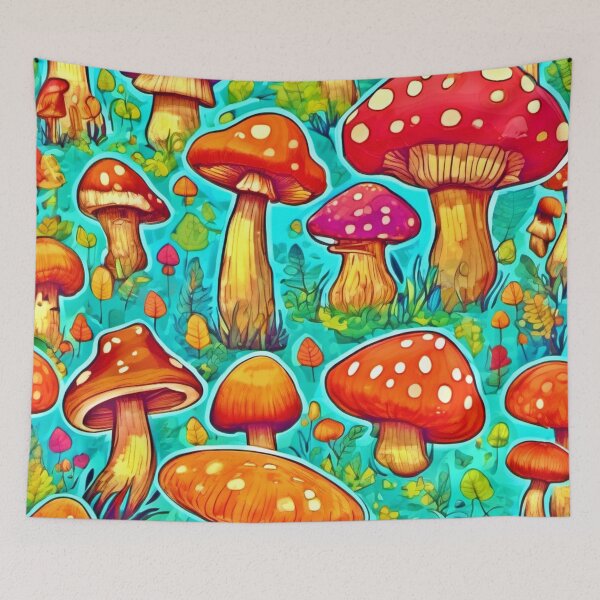 Item preview, Cartoon Fungi Creations designed and sold by Health And Fitness Posts e-Store.