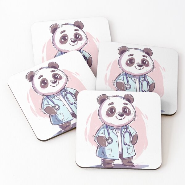 Item preview, Doctor Panda Sticker. designed and sold by SUB Q.