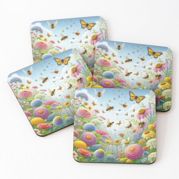 Item preview, Blossom Symphony: A Serenade of Nature's Pollinators at Work designed and sold by ArtComixHaven.